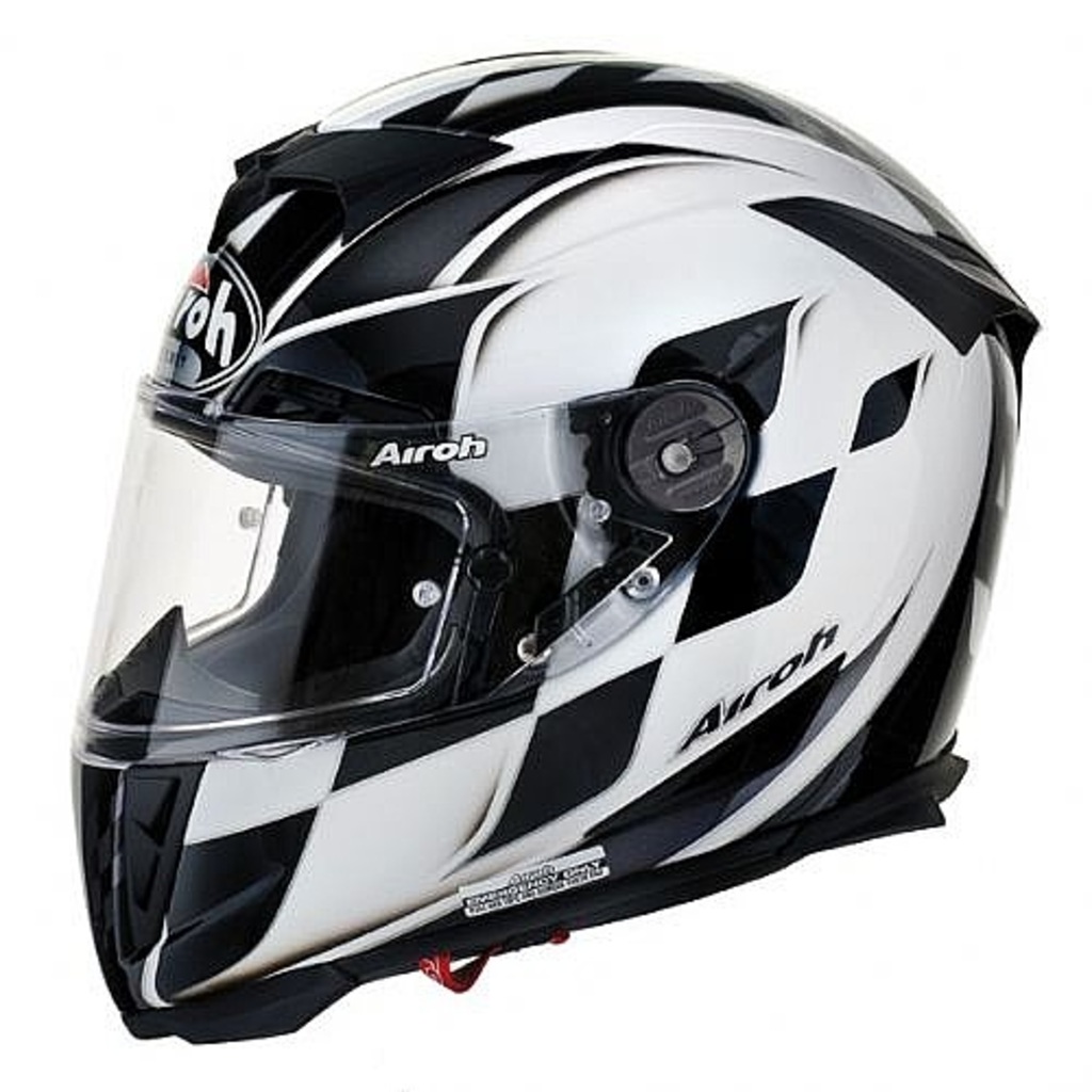 Airoh Шлем интеграл GP500 DRIVE WHITE GLOSS XL, потёртости и скол краски